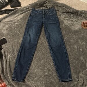 American Eagle Outfitters Dark Blue Skinny Jeans